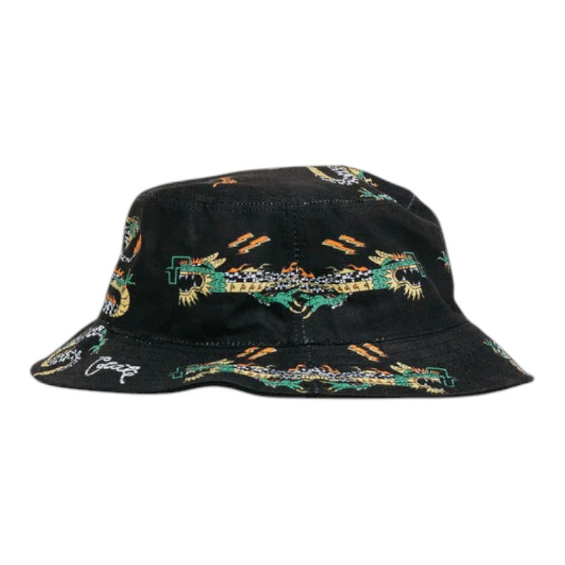 Crate Check Dragon Reversible Bucket Hat - Dragon/Black