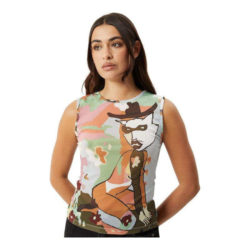 Afends Karlee Sheer Tank - Multi