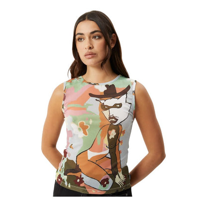 Afends Karlee Sheer Tank - Multi