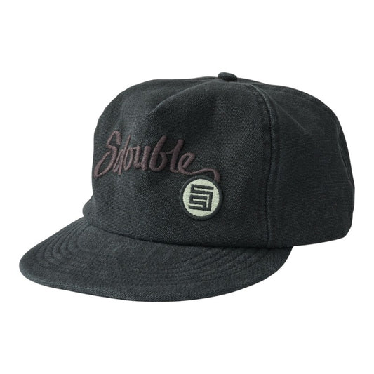 SDouble Canvas Cap - Black