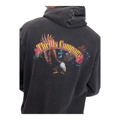 Thrills Fury Slouch Pull on Cropped Hood - Temple Grey