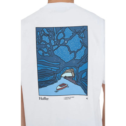 Huffer Sup Tee 190/Caves - White