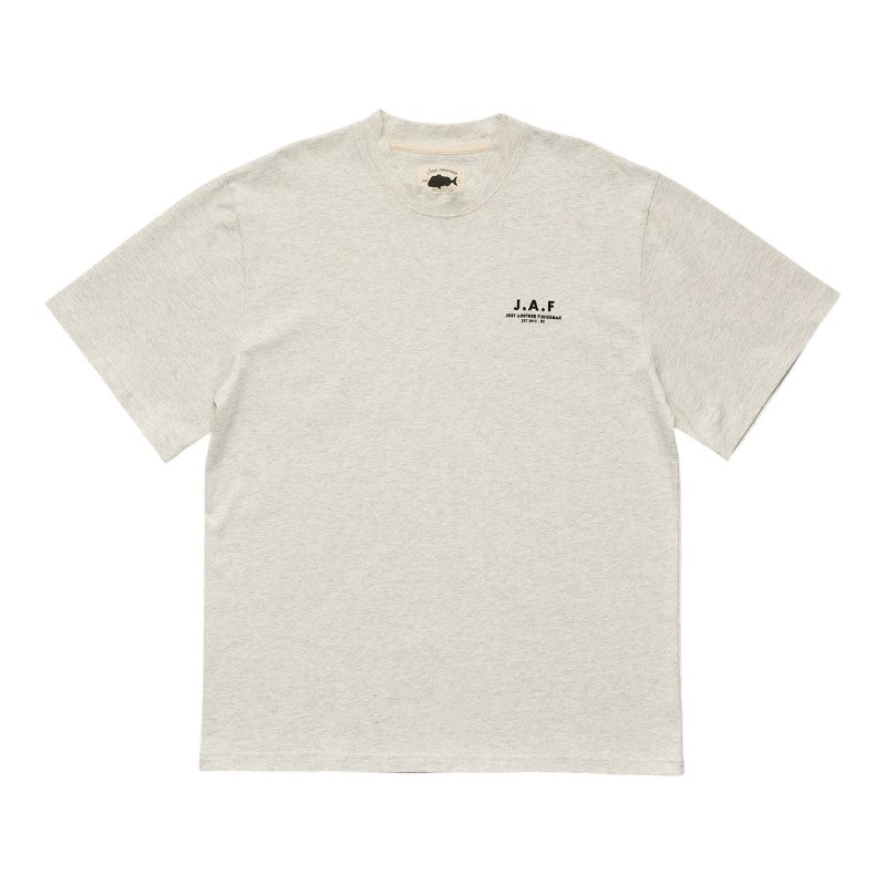 J.A.F Heavy Shore Tee - Silver Marle