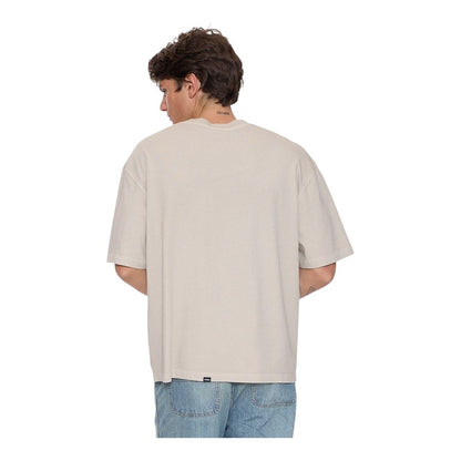 Thrills Skerrt Oversized Crop Tee - Oatmeal