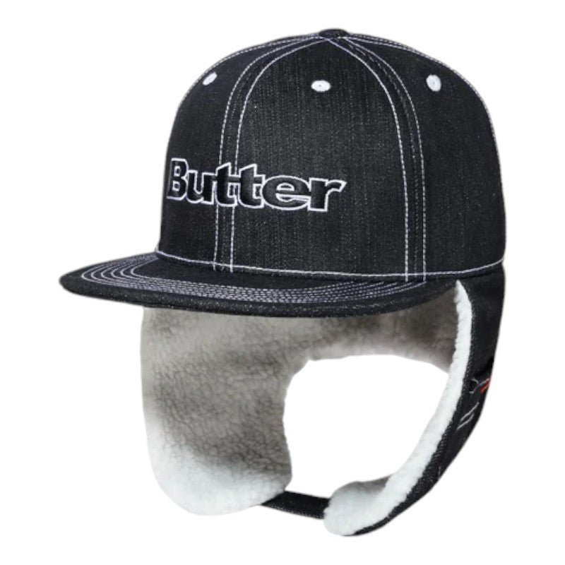 Butter Goods Adilson Flat Cap Black Cheapskates