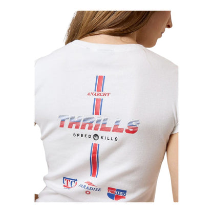 Thrills Anarchy In Paradise Club Tee - Dirty White