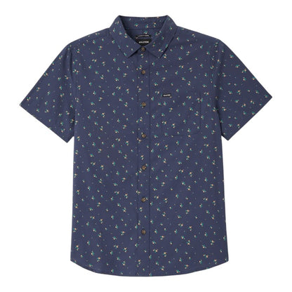 Brixton Charter Print Shirt - Washed Navy/Micro Floral