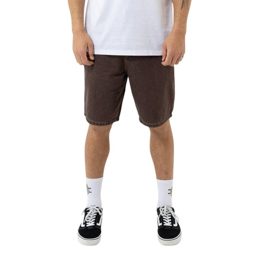 Santa Cruz Dead Diners Arch Jean Short - Brown