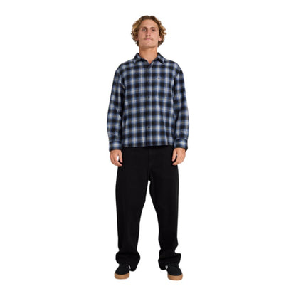 Volcom Psycho Flannel - Light Navy