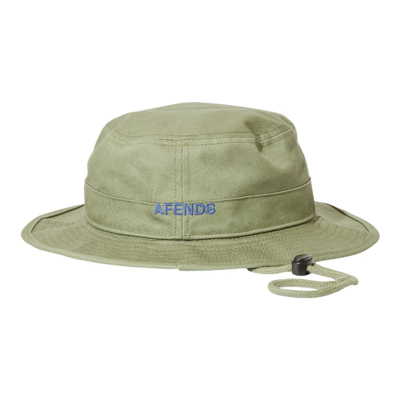Afends Flame Recycled Bucket Hat - Olive