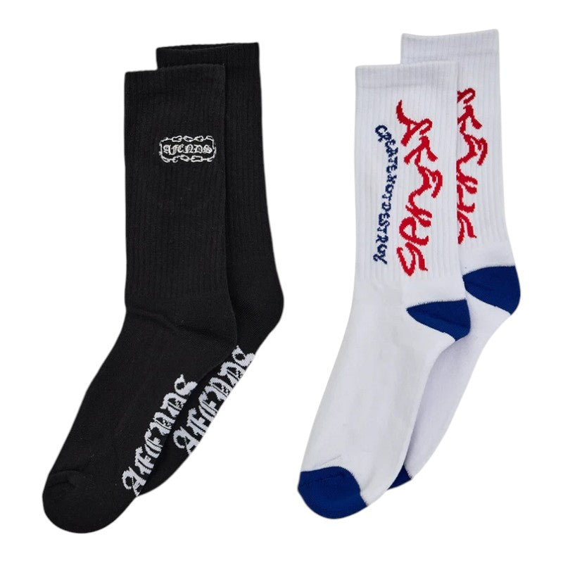 Afends Spiritual 2 Pack Socks - Multi