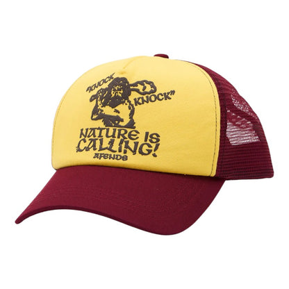 Afends Knock Knock Trucker Cap - Lemon