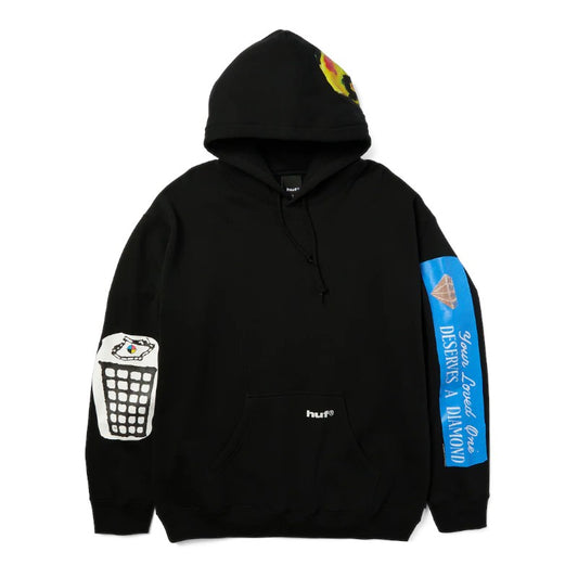 HUF Gimme The Loot Hood - Black