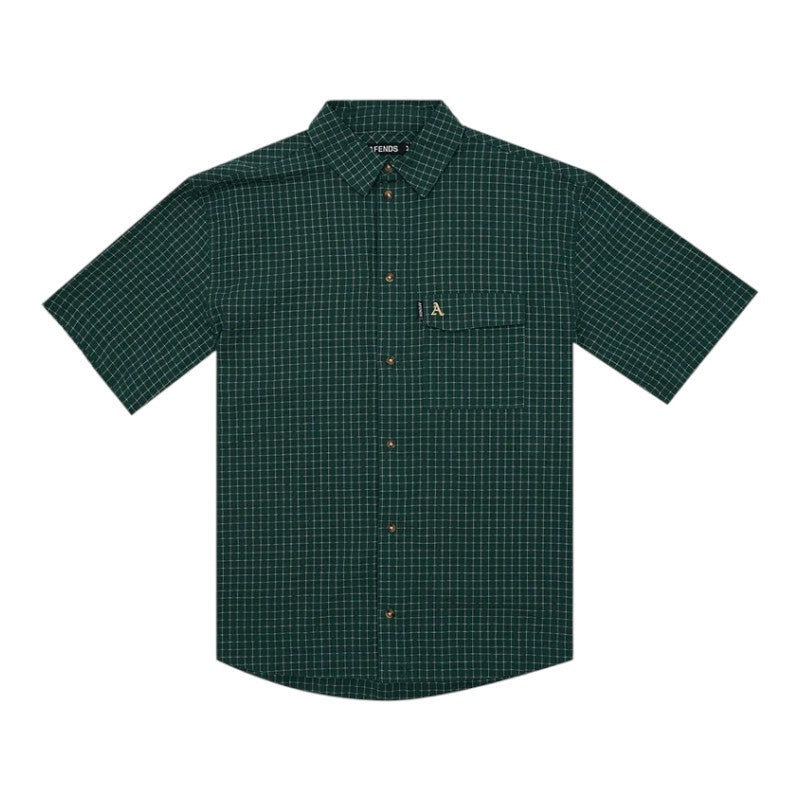 Afends Reverb Shirt - Pine Check