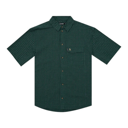 Afends Reverb Shirt - Pine Check