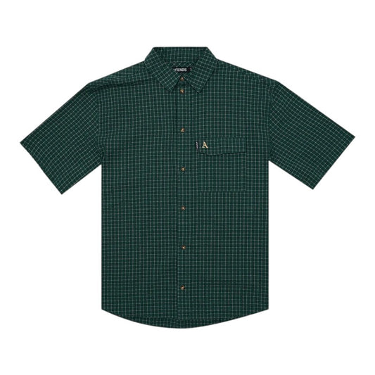 Afends Reverb Shirt - Pine Check