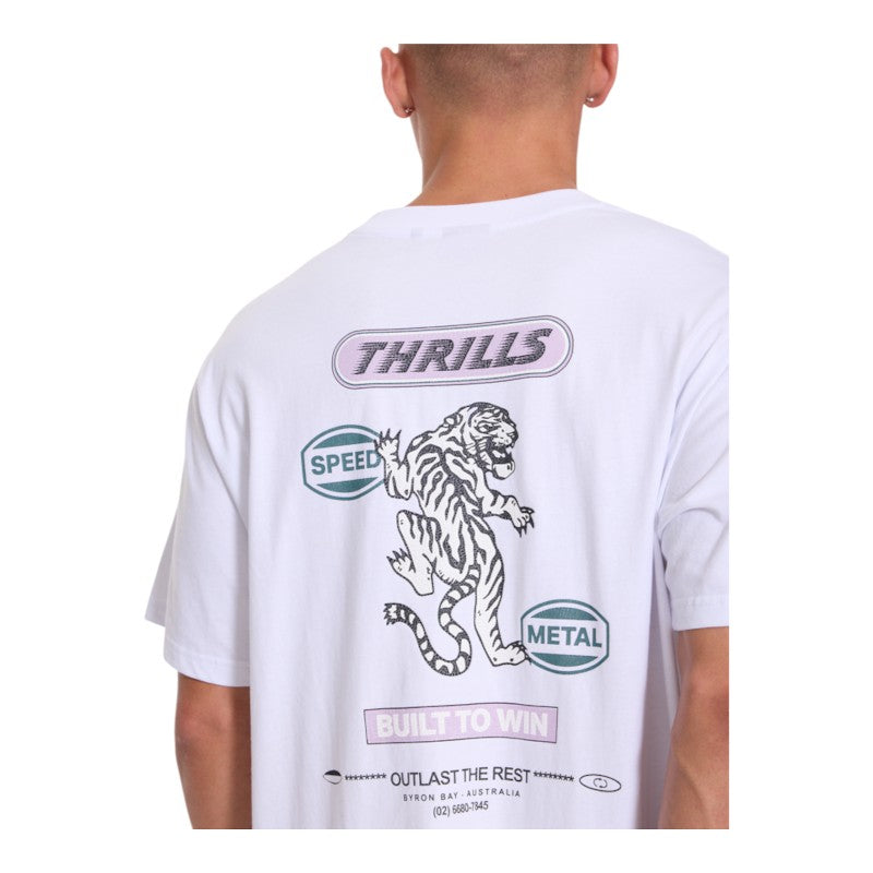 Thrills Built To Win Merch Fit Tee - White