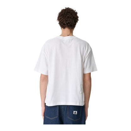 Xlarge Italic Star Gorilla Fit Tee - White