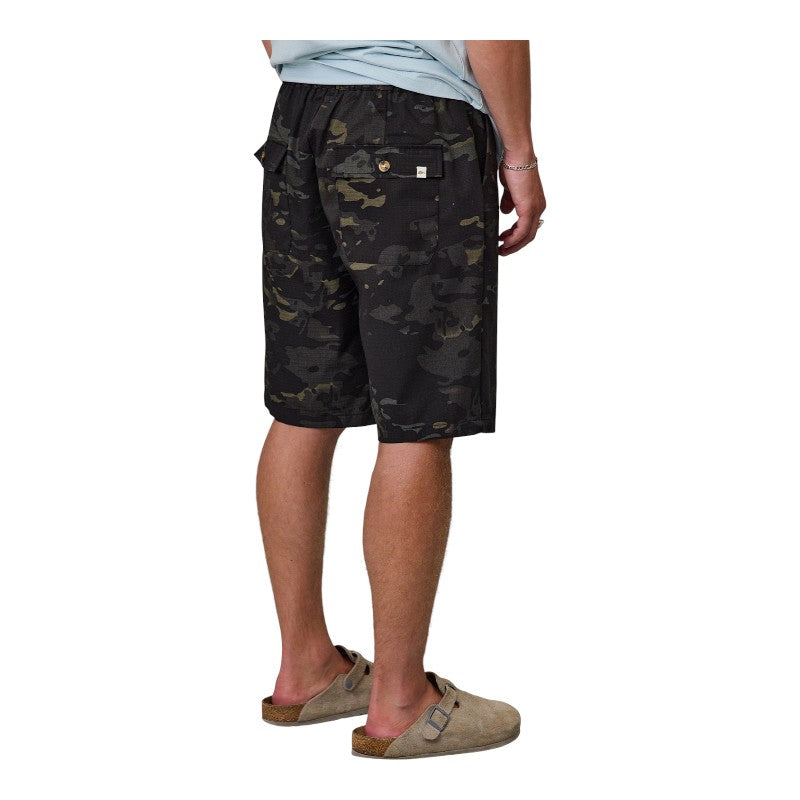 J.A.F Dinghy Shorts - Black Camo