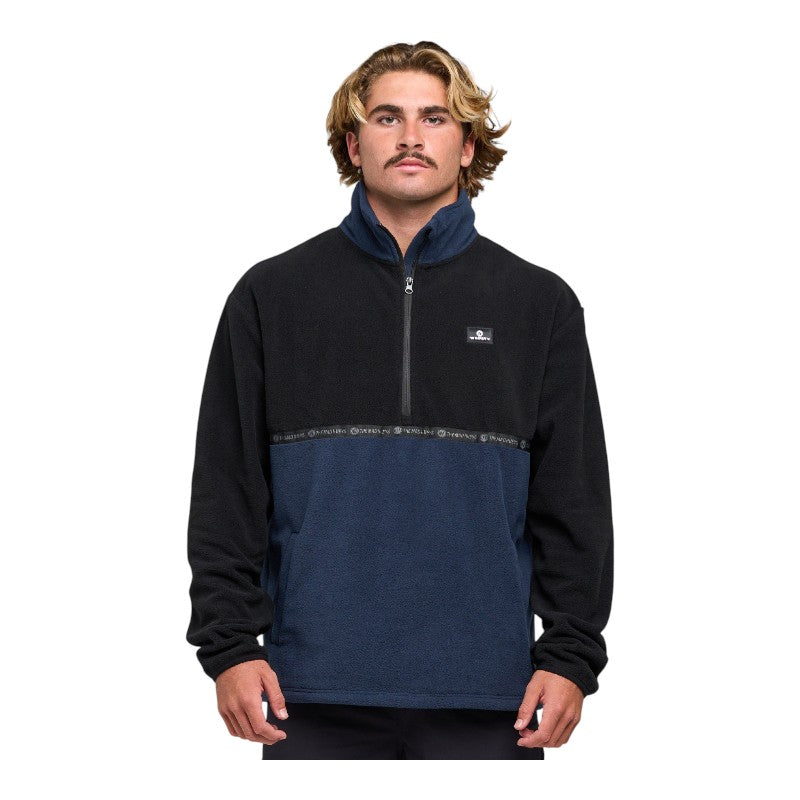 Mad Hueys Tidal Quarter Zip - Navy