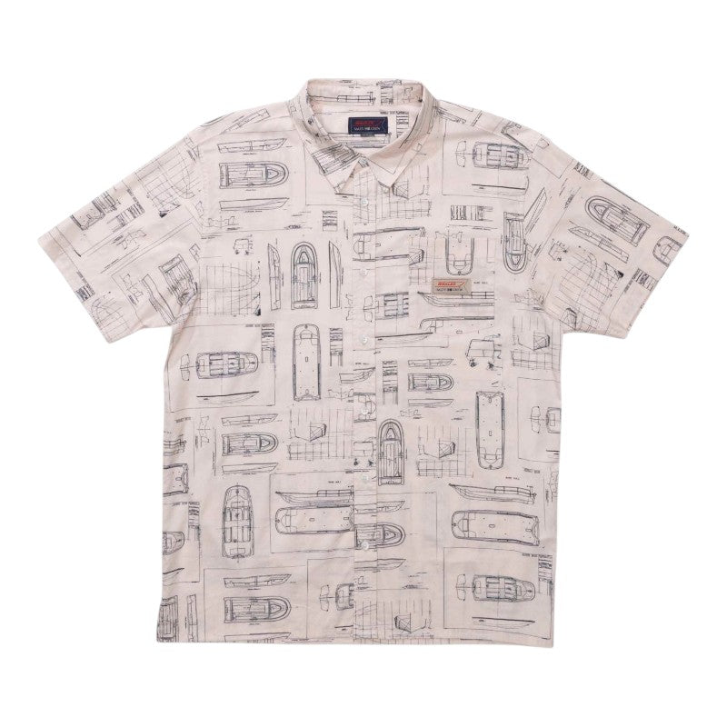 Salty Crew Whaler Shirt - Bone