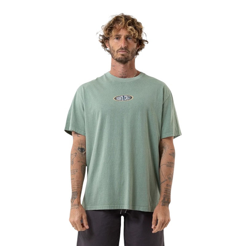 Santa Cruz Region Centre Tee - Washed Sage