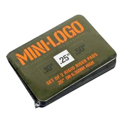 Mini Logo Riser Pads - Black