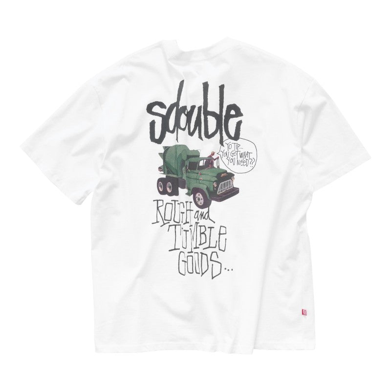 SDouble Rough And Tumble Tee - White