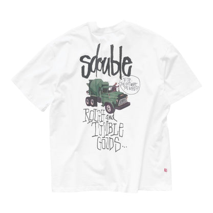 SDouble Rough And Tumble Tee - White