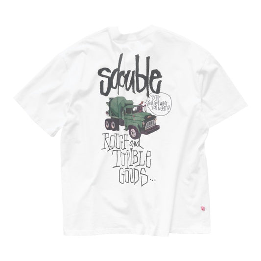 SDouble Rough And Tumble Tee - White