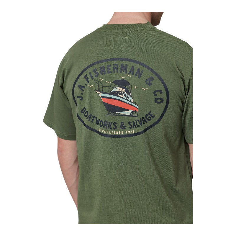 J.A.F Boatworks & Salvage Sea Tee - Alpine