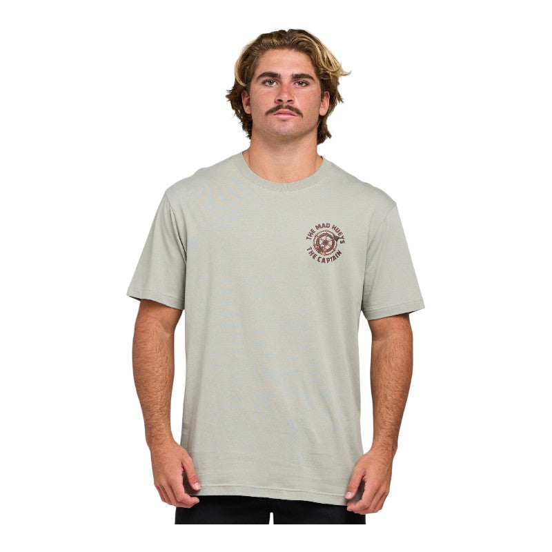 Mad Hueys Captain Two Faced Tee - Faded Dust