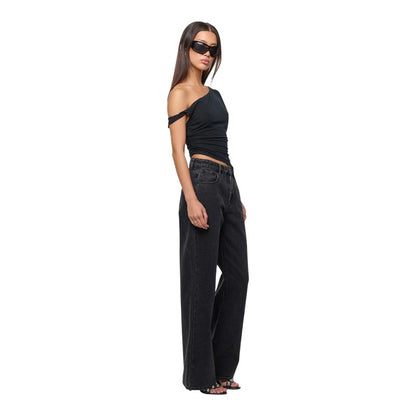 Abrand 95 Baggy Heidi Jeans - Washed Black
