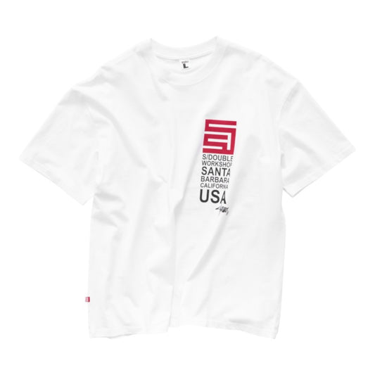 SDouble Big Frameless Tee - White