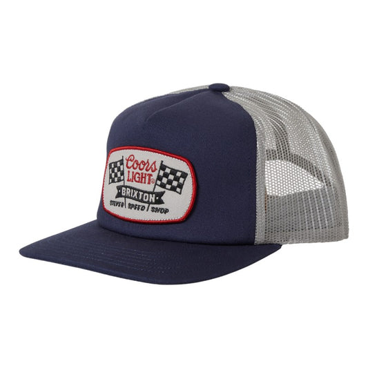 Brixton Coors Light Pit Stop Trucker - Coors Navy/Silver