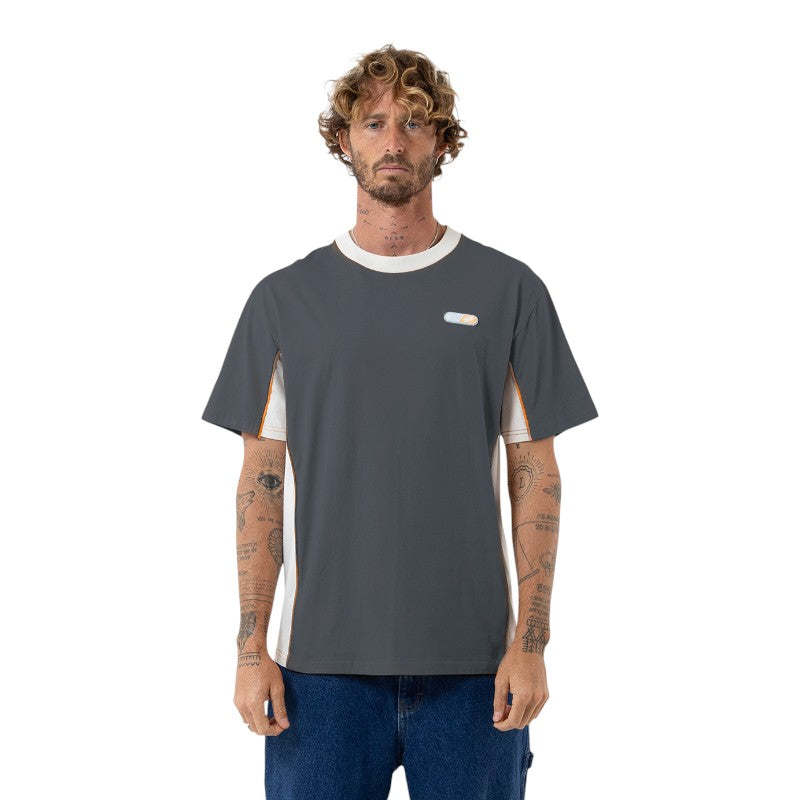 Santa Cruz Oval 73 Dot Badge Tee - Dark Grey