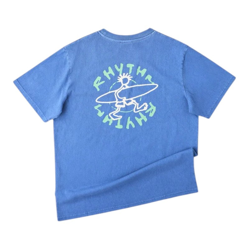 Rhythm Jaunt Vintage Tee - Cobalt