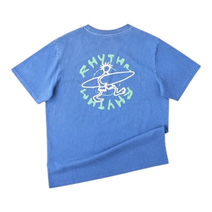 Rhythm Jaunt Vintage Tee - Cobalt