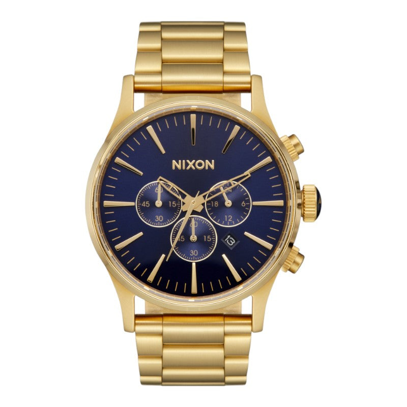 Nixon Sentry Chrono - Gold/Blue Sunray