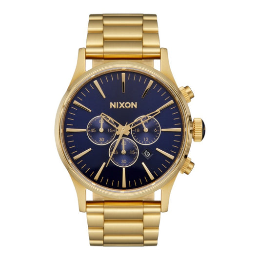 Nixon Sentry Chrono - Gold/Blue Sunray