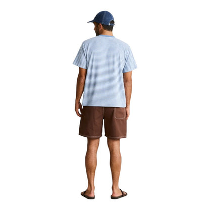 Rhythm Vintage Terry Stripe Tee - Blue