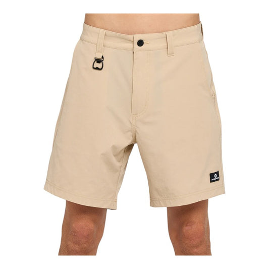 Mad Hueys Tough Hueys 17" Utility Short - Taupe