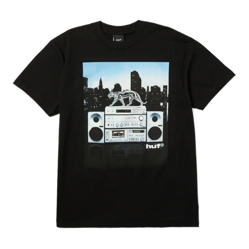 HUF Midnight Radio Tee - Black