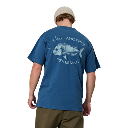 J.A.F Snapper Sea Tee - Military Blue