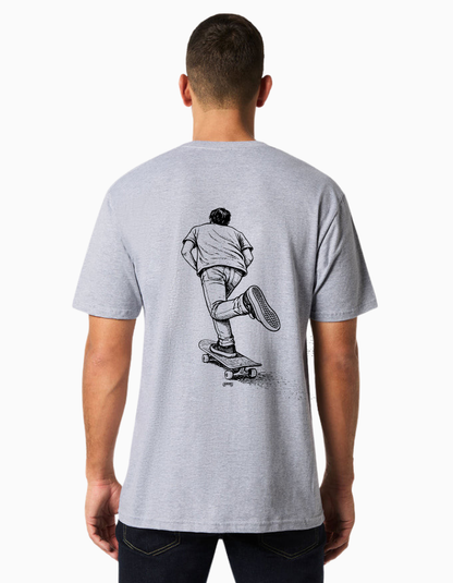 Cheapskates Later… Tee - Grey Marle