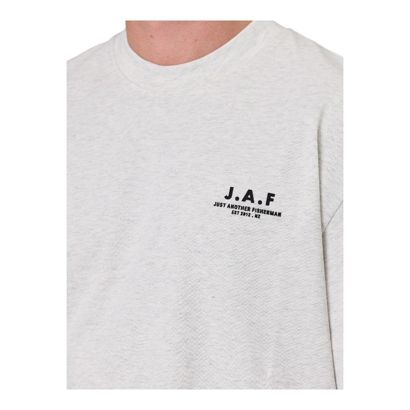 J.A.F Heavy Shore Tee - Silver Marle