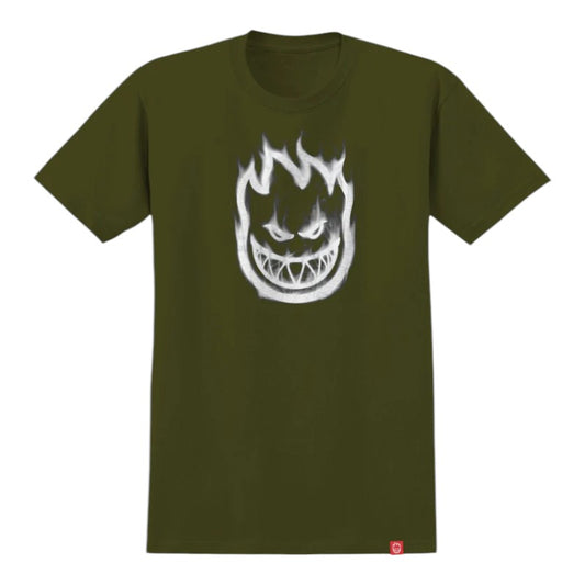 Spitfire Bighead Smoke Tee - Military Green