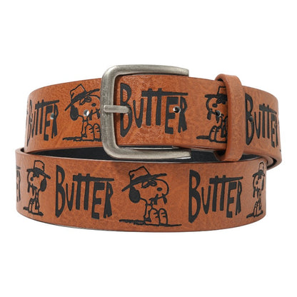 Butter X Peanuts Spike Belt - Brown
