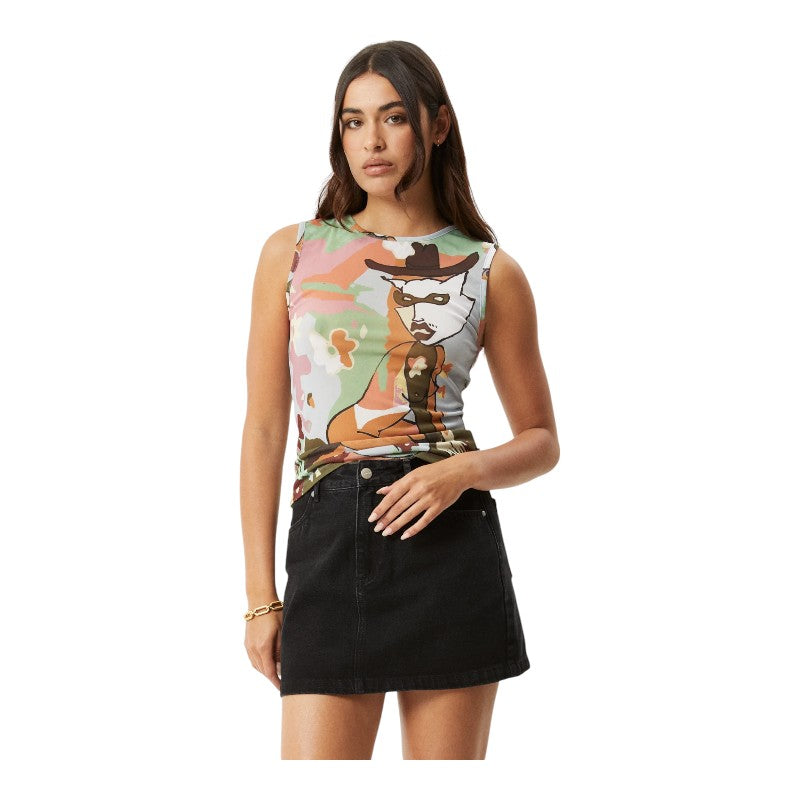 Afends Karlee Sheer Tank - Multi