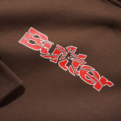 Butter Goods Smashed Logo Hood - Brown